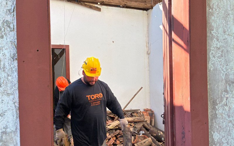 Obras da Casa do Imigrante da Feitoria