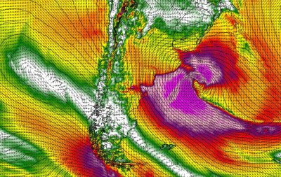 Ciclone bomba na Argentina traz vento forte, frio e risco de temporais ao RS e a outras áreas do Brasil