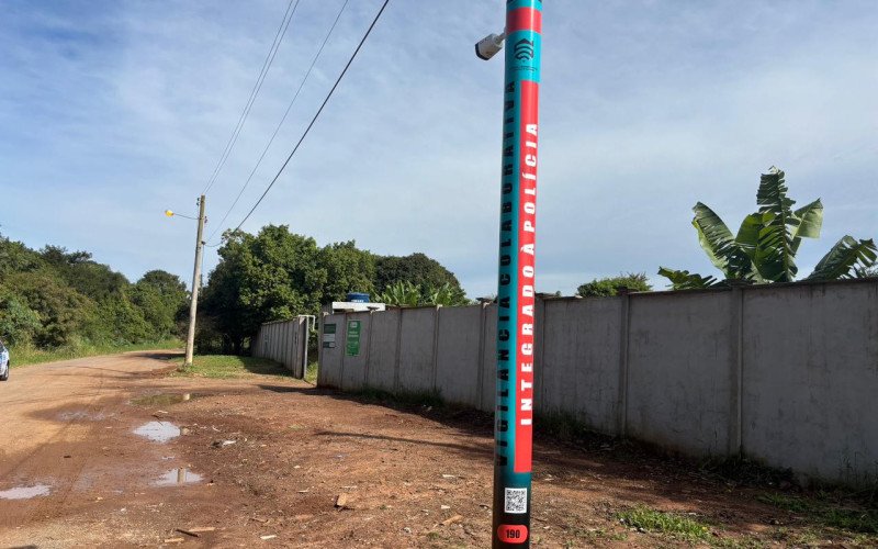Um dos pontos onde a c&acirc;mera est&aacute; instalada &eacute; o ecoponto da Avenida 1&ordm; de Maio