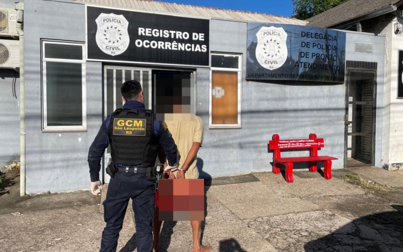 Homem é preso por violência doméstica contra gestante em São Leopoldo