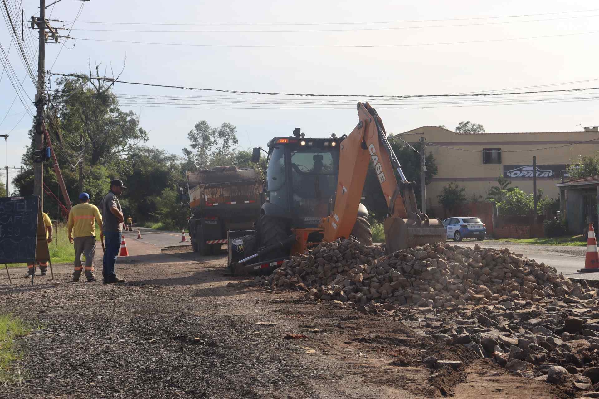 Estrada da Integra&ccedil;&atilde;o recebe melhorias no asfaltamento em Novo Hamburgo; saiba mais