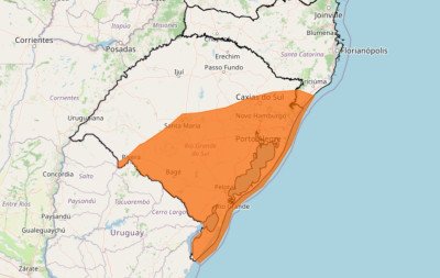 Ciclone bomba se forma hoje: RS entra em alerta laranja para vendavais