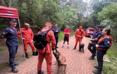 Cães passam por provas em Novo Hamburgo para integrar o Corpo de Bombeiros