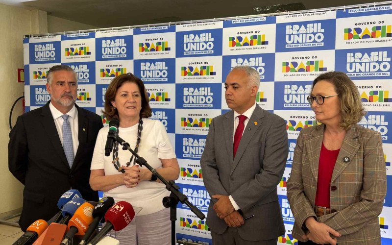Coletiva da mistra da Casa Civil Miriam Belchior  | abc+