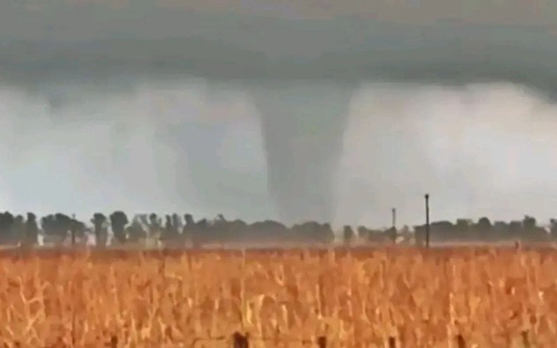 Tornado na província de Buenos Aires