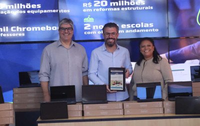 Mais de 2,2 mil chromebooks são entregues para a Educação em Novo Hamburgo