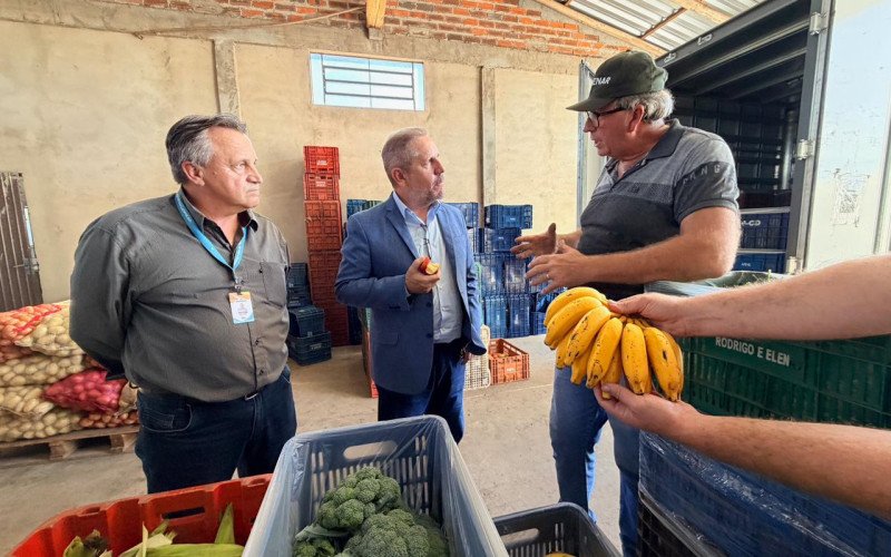 Alimentos saudáveis para as escolas municipais