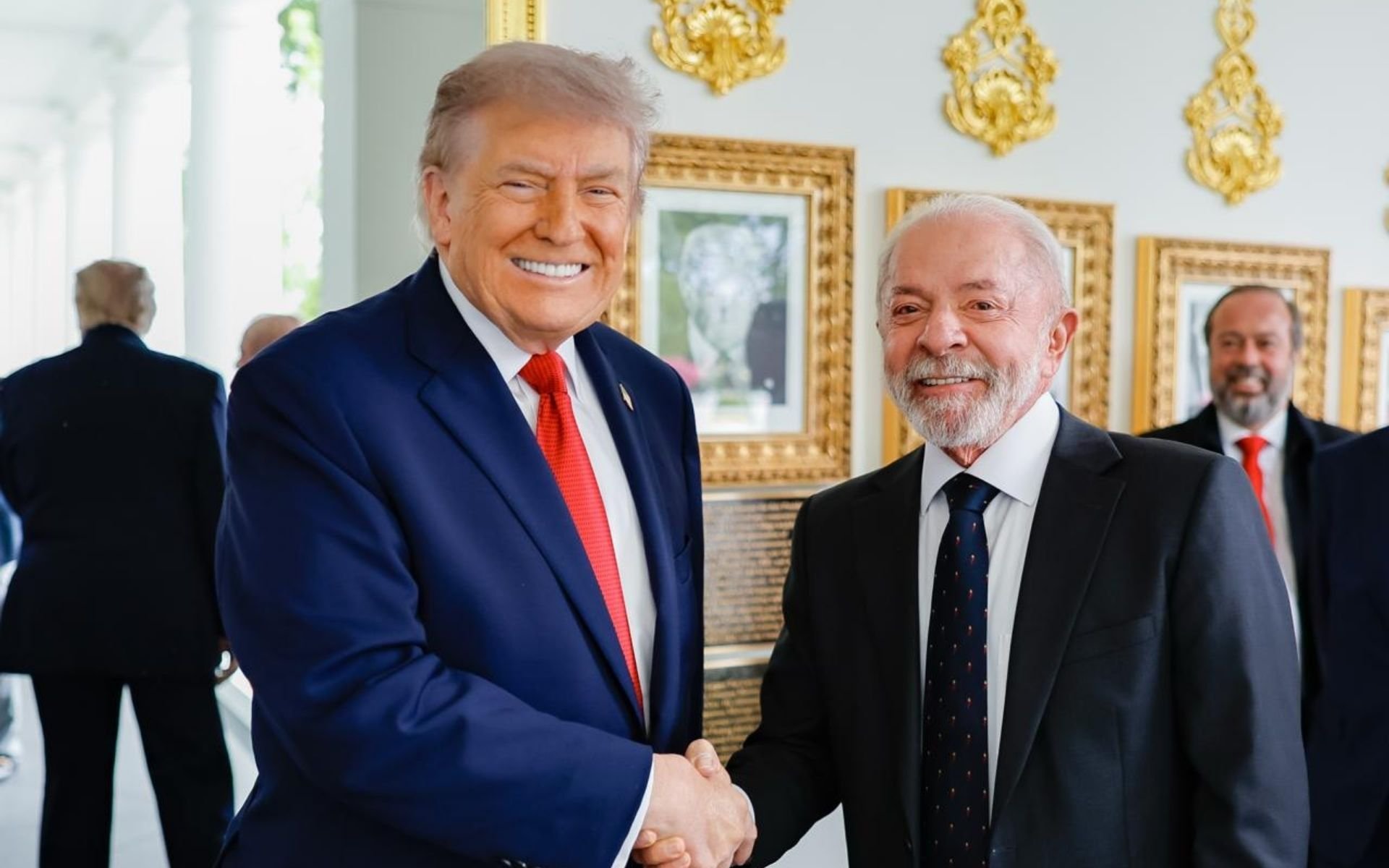 Trump diz que Lula é “inteligente” e um “bom homem” após encontro na Casa Branca