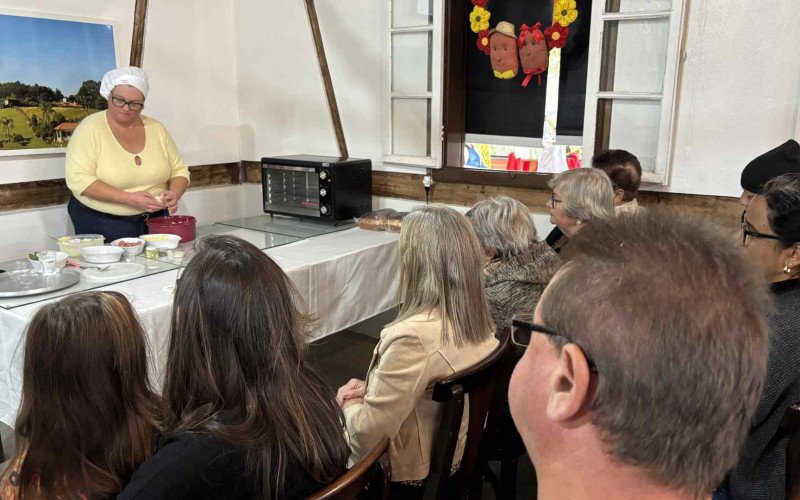 Cerca de 40 pessoas participaram de oficina de gastrononia durante a Kartoffelfest | abc+