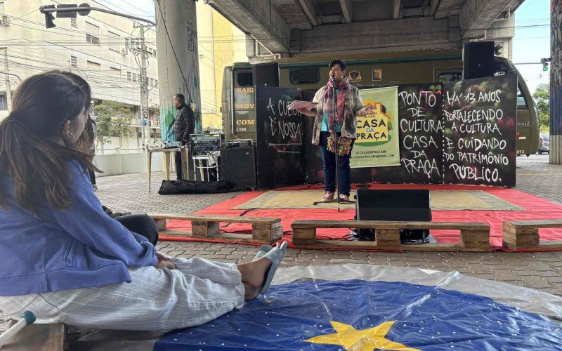 Festival Artístico Cultural Sábado na Praça movimentou Praça Punta del Este, no Centro de Novo Hamburgo, neste sábado (9)