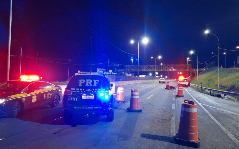Motociclista morre em acidente na BR-116, em Novo Hamburgo