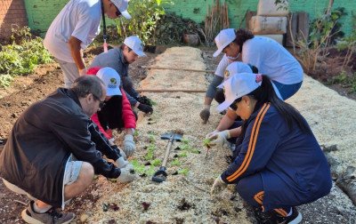 Escola de Esteio recebe primeiro Sistema Agroflorestal do projeto Educar Crescer