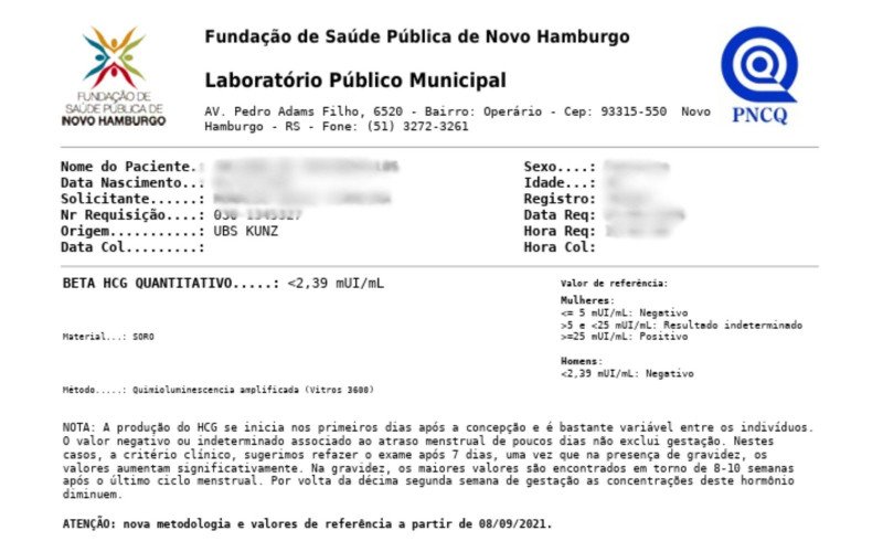 Exame aponta gravidez inexistente e moradora de Novo Hamburgo contesta ...