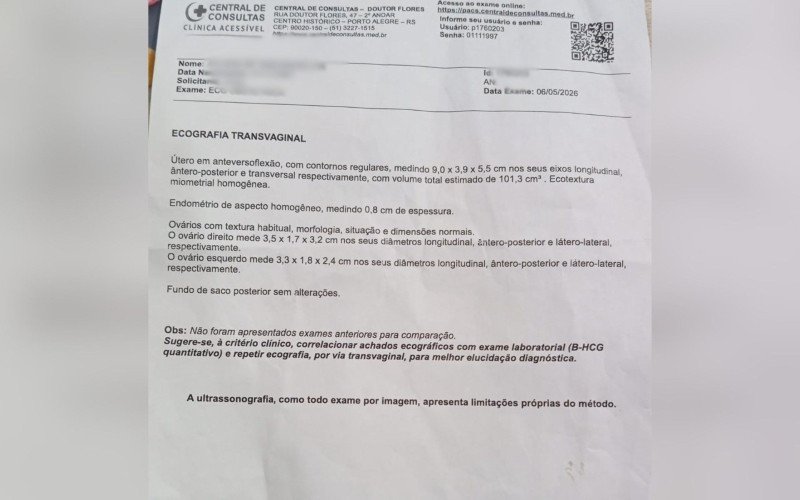 Exame aponta gravidez inexistente e moradora de Novo Hamburgo contesta ...