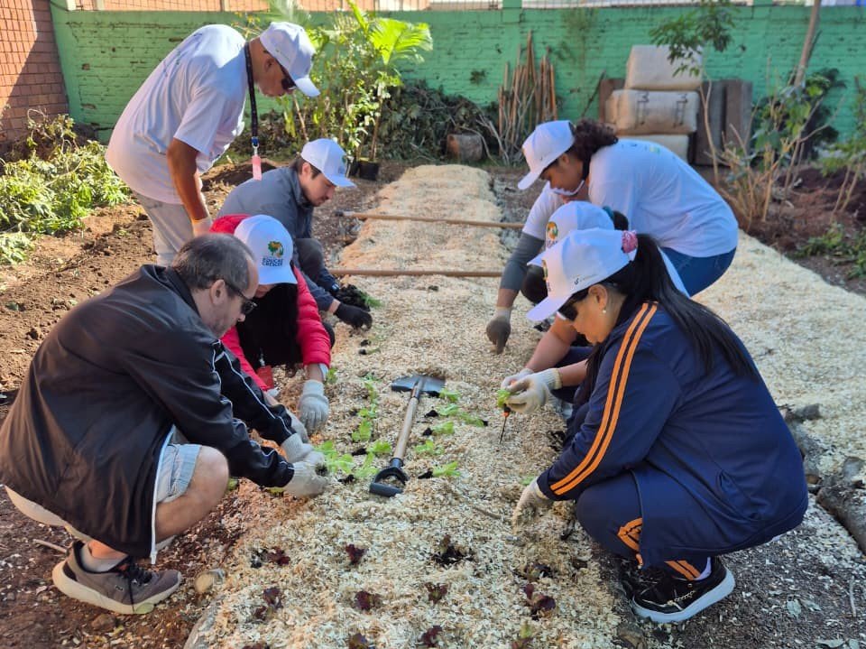 Escola de Esteio recebe primeiro Sistema Agroflorestal do projeto Educar Crescer
