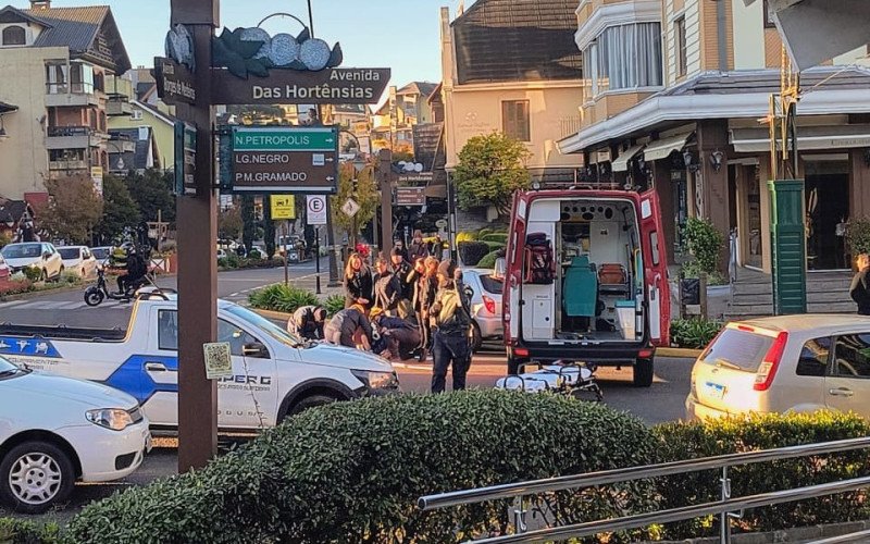 Atropelamento ocorreu no Centro de Gramado