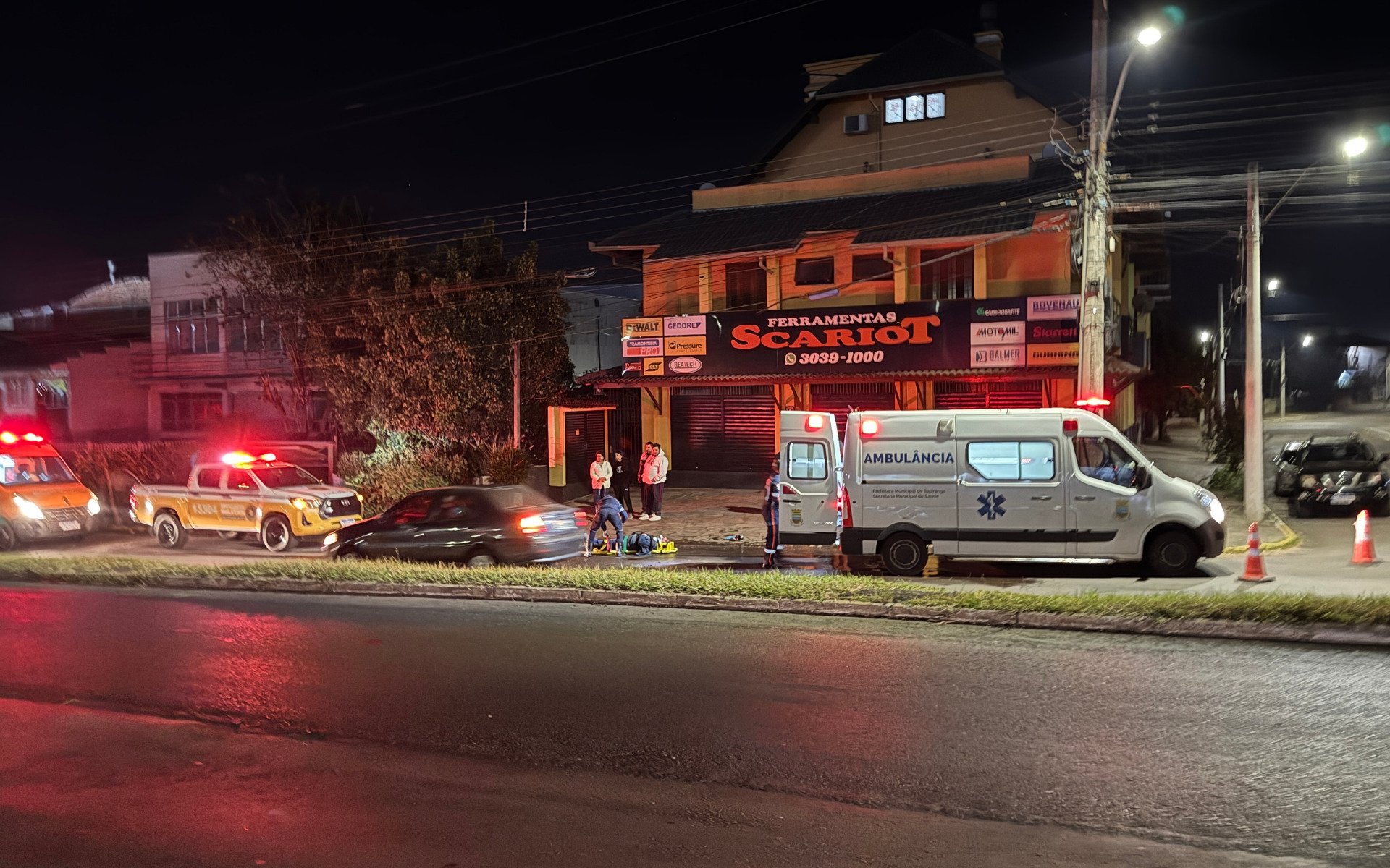 Idoso fica ferido ap&oacute;s ser atropelado na RS-239