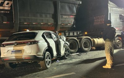 TRECHO DA MORTE: Duas pessoas morrem em acidente entre carro e carreta na BR-116