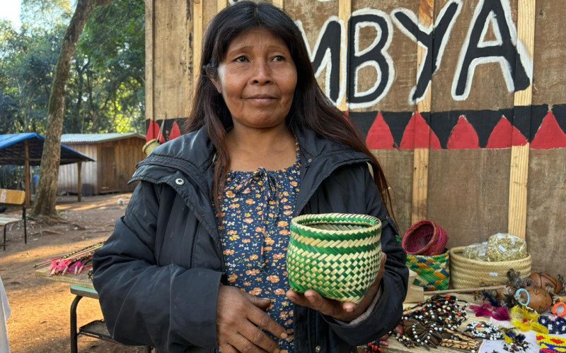 Roteiro étnico-cultural na aldeia guarani, no interior de Canela