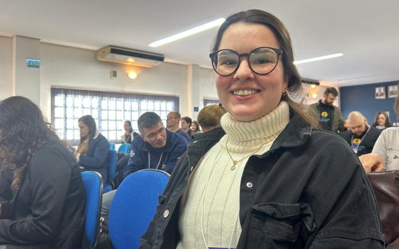 D&eacute;bora veio de Paverama, no Vale do Taquari, para aprender mais