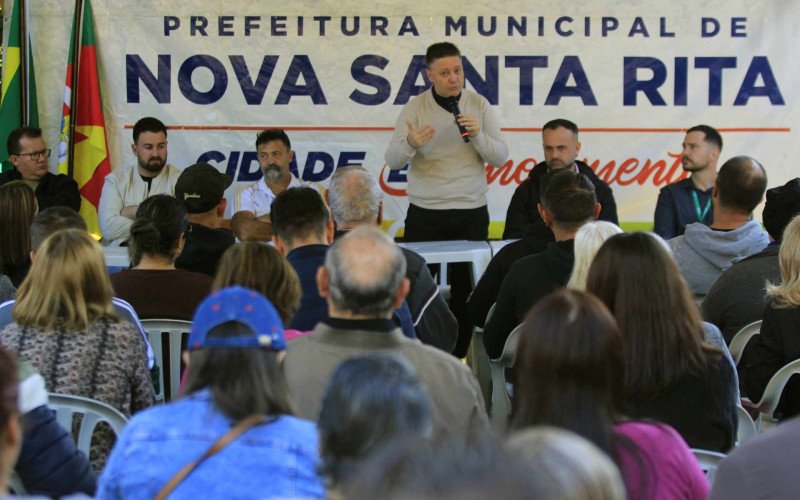 Solenidade, na manhã deste sábado (16),  marcou nova etapa da regularização fundiária em Nova Santa Rita | abc+