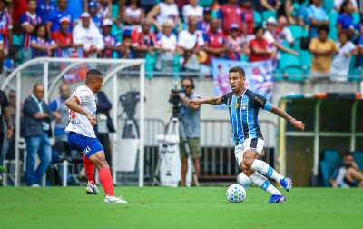 Grêmio fica no empate diante do Bahia na Fonte Nova