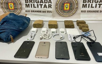 Tadalafila, drogas e celulares: Homem é preso ao tentar arremessar itens em presídio da região