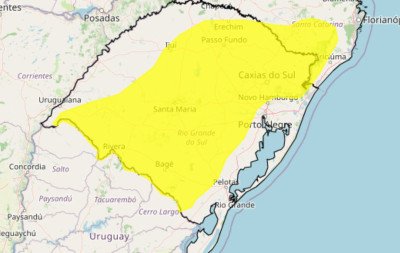 Alerta de geada do Inmet atinge quase 400 cidades no RS e SC; veja previsão