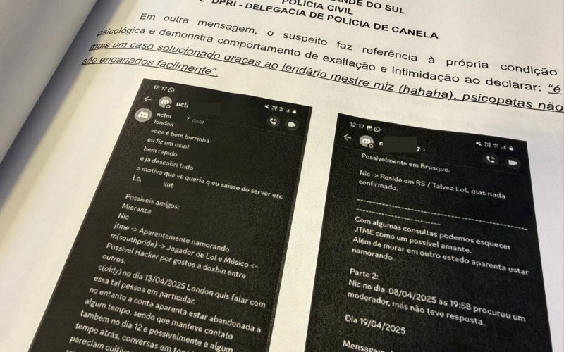 Suspeito de Florianópolis é investigado por diversos crimes contra moradora de Canela