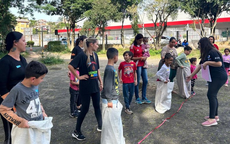 Gincana Mães e Filhos do Instituto Semente do Bem, em Novo Hamburgo | abc+