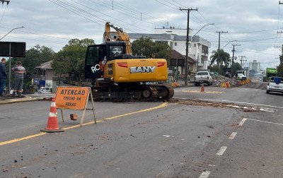 Veja como está o trânsito em Ivoti com revitalização na Avenida Presidente Lucena