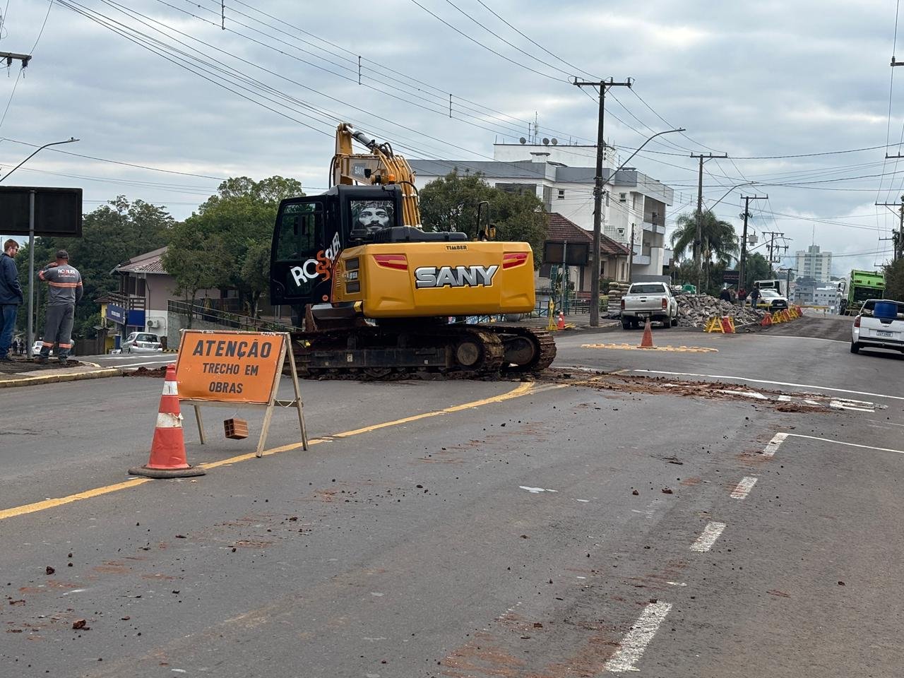 Veja como está o trânsito em Ivoti com revitalização na Avenida Presidente Lucena