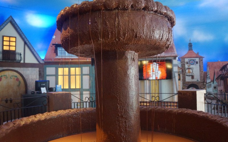 Fonte do Chocolate fazia parte do parque Mundo do Chocolate, em Gramado