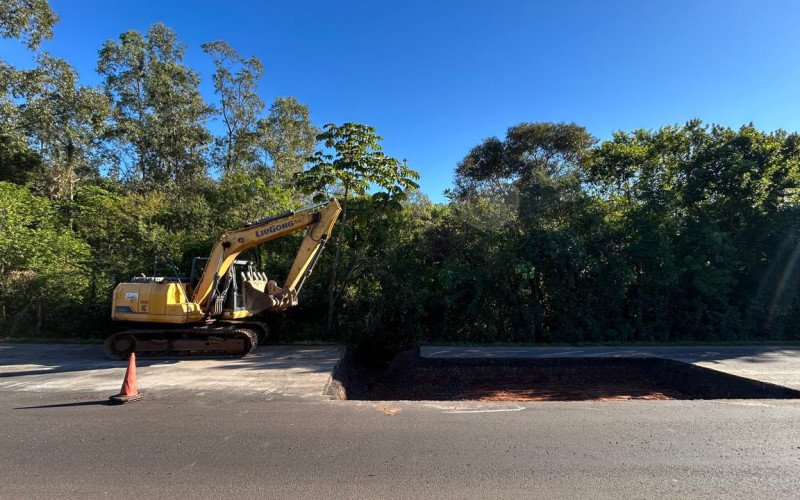 Obras em trecho de 1,5 quilômetro provocam bloqueio de uma faixa na RS-239 em Campo Bom