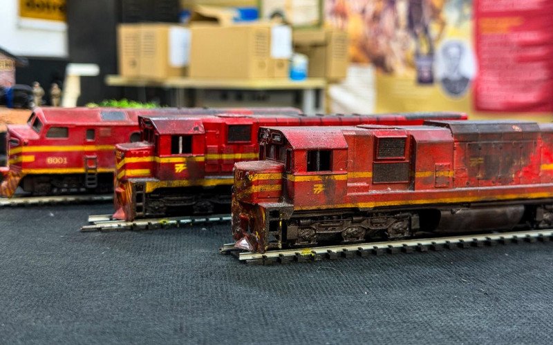 Uma exposição especial de ferromodelismo do artista Tiago Silva, dentro da programação da Semana dos Museus, é destaque no Museu do Trem