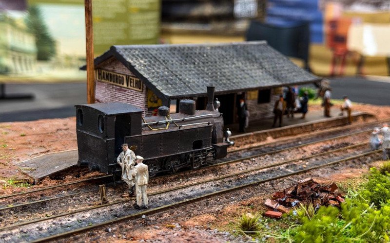 Uma exposição especial de ferromodelismo do artista Tiago Silva, dentro da programação da Semana dos Museus, é destaque no Museu do Trem
