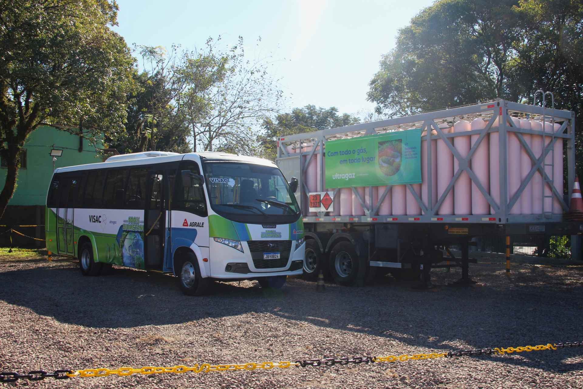 Novo Hamburgo inicia testes com ônibus movido a biometano e aposta em alternativa ao diesel no transporte coletivo