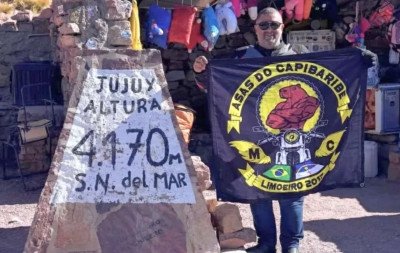 Brasileiro morre em acidente de moto na Argentina a caminho do Atacama