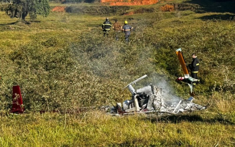 Helicóptero cai em Pomerode, Santa Catarina | abc+