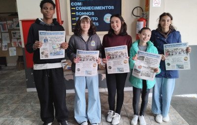 Projeto Jornal na Sala de Aula inspira releituras de clássicos infantis em escola de Gramado