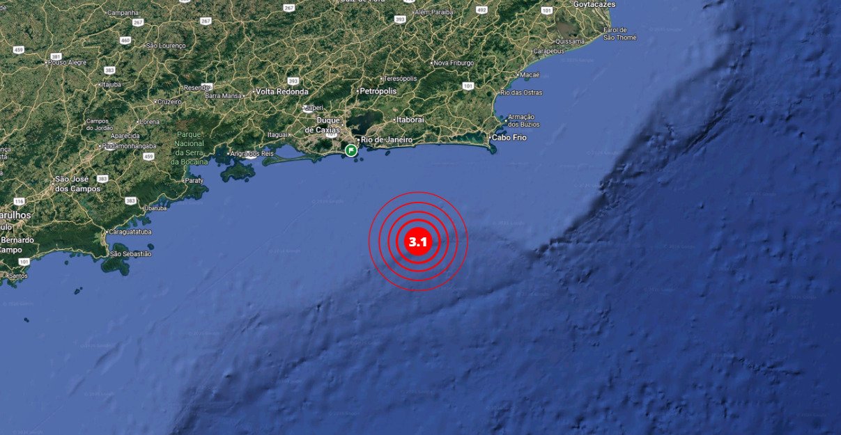 Segundo tremor de terra em 48 horas é registrado na costa brasileira; especialista explica o fenômeno