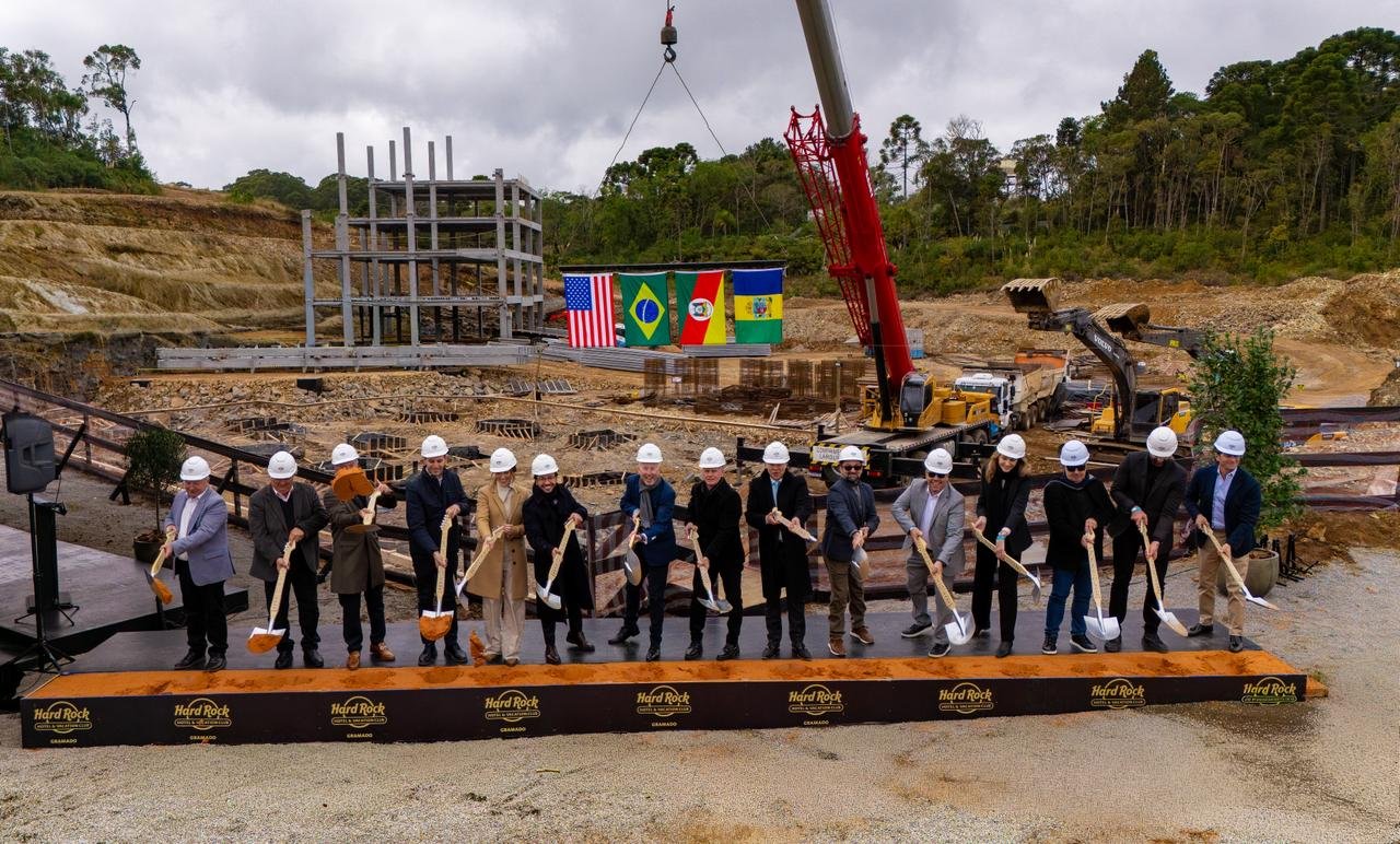 Hard Rock Hotel Gramado dá largada para nova etapa de obras do empreendimento; veja quando deve ser inauguração
