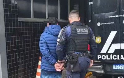 Foragido é preso em Novo Hamburgo após ser identificado por sistema de câmeras da cidade