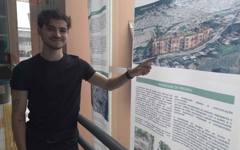  Jo&atilde;o Victor mostra a visualiza&ccedil;&atilde;o desenvolvida pelo Gemini
