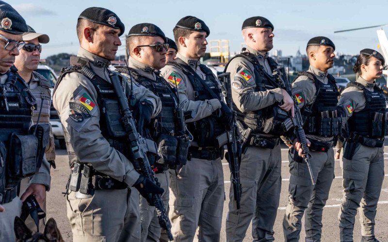 Brigada Militar na Operação Convergência, que conta com ferramentas tecnológicas