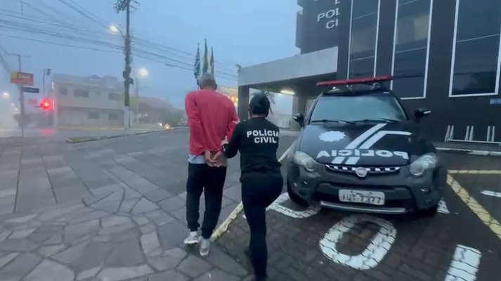 Suspeito de 50 anos acabou preso na manhã desta terça-feira (26) em Nova Santa Rita | abc+