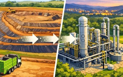Como o lixo vira combustível: o caminho do biometano que pode virar alternativa ao transporte público
