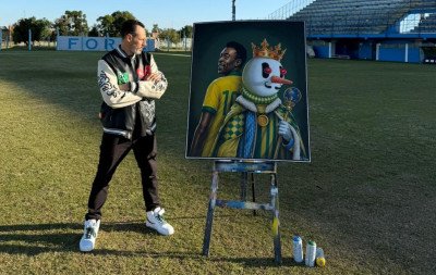 Artista de Novo Hamburgo expõe em SP e organiza megaevento de arte urbana com pintura de rua no Vale do Sinos