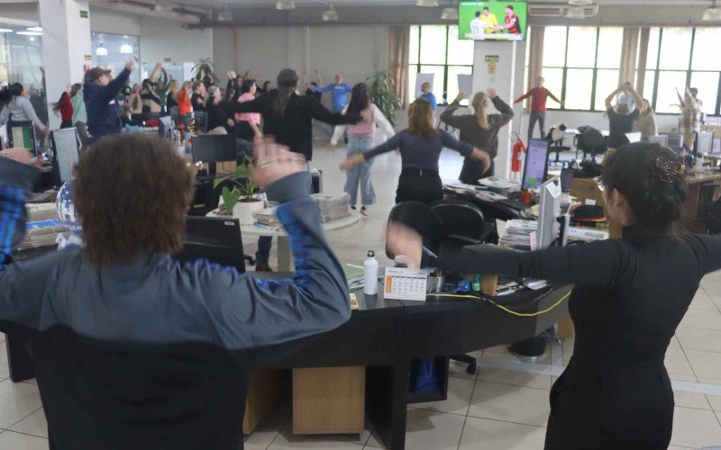 Equipes do Grupo Sinos não ficaram de fora das ações do Dia do Desafio