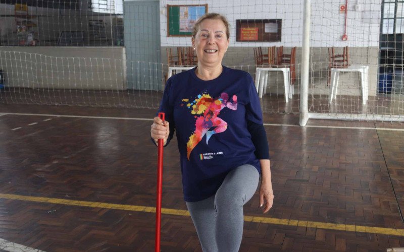Eliane destaca que, graças aos exercícios, sente a disposição de uma pessoa de uma pessoa 20 aos mais jovem